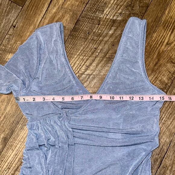 NWT Bump Biddy Maternity Sash One Sleeve Dress Size Small - Picture 12 of 12